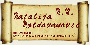 Natalija Moldovanović vizit kartica